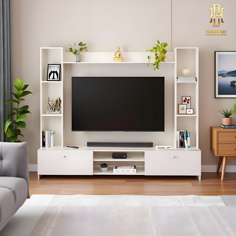 Kệ tivi gỗ công nghiệp cao cấp Hoàng Đạt - TV013