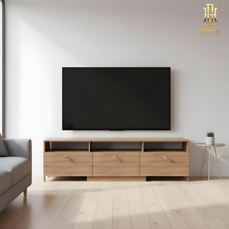 Kệ tivi gỗ công nghiệp cao cấp Hoàng Đạt - TV014