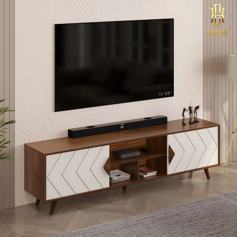 Kệ tivi gỗ công nghiệp cao cấp Hoàng Đạt - TV015
