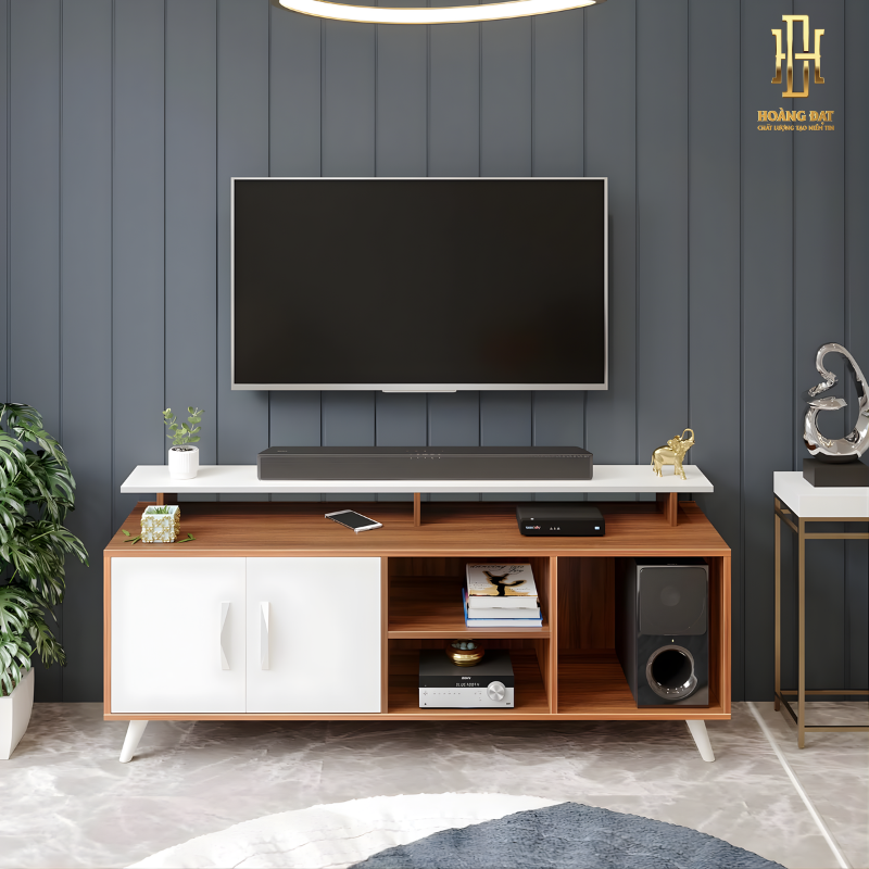 Kệ tivi gỗ công nghiệp cao cấp Hoàng Đạt - TV017