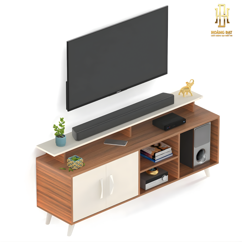 Kệ tivi gỗ công nghiệp cao cấp Hoàng Đạt - TV017