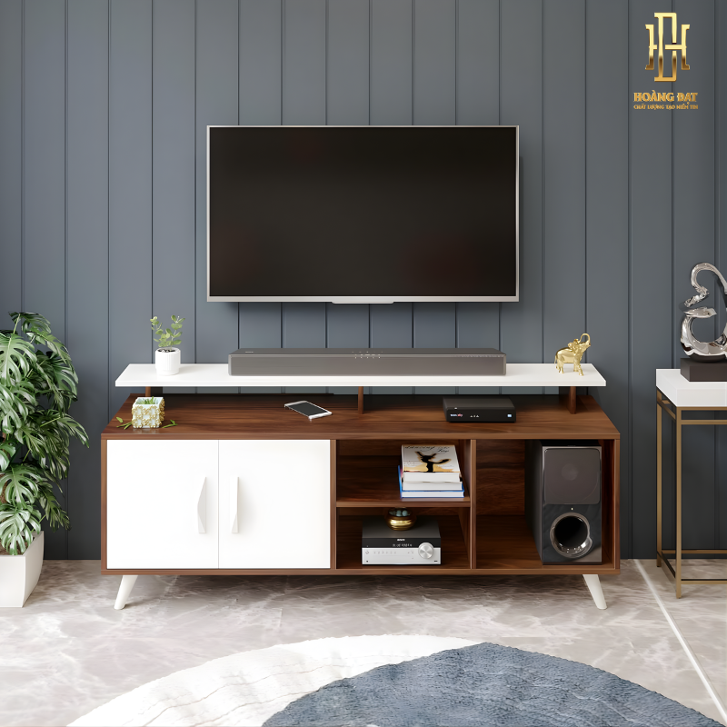 Kệ tivi gỗ công nghiệp cao cấp Hoàng Đạt - TV017