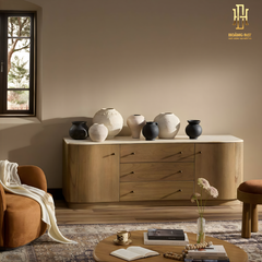 Kệ tivi gỗ công nghiệp cao cấp Hoàng Đạt - TV018