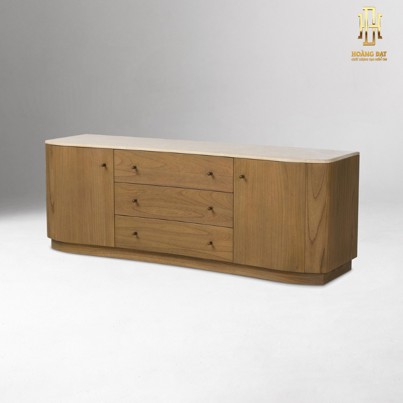 Kệ tivi gỗ công nghiệp cao cấp Hoàng Đạt - TV018