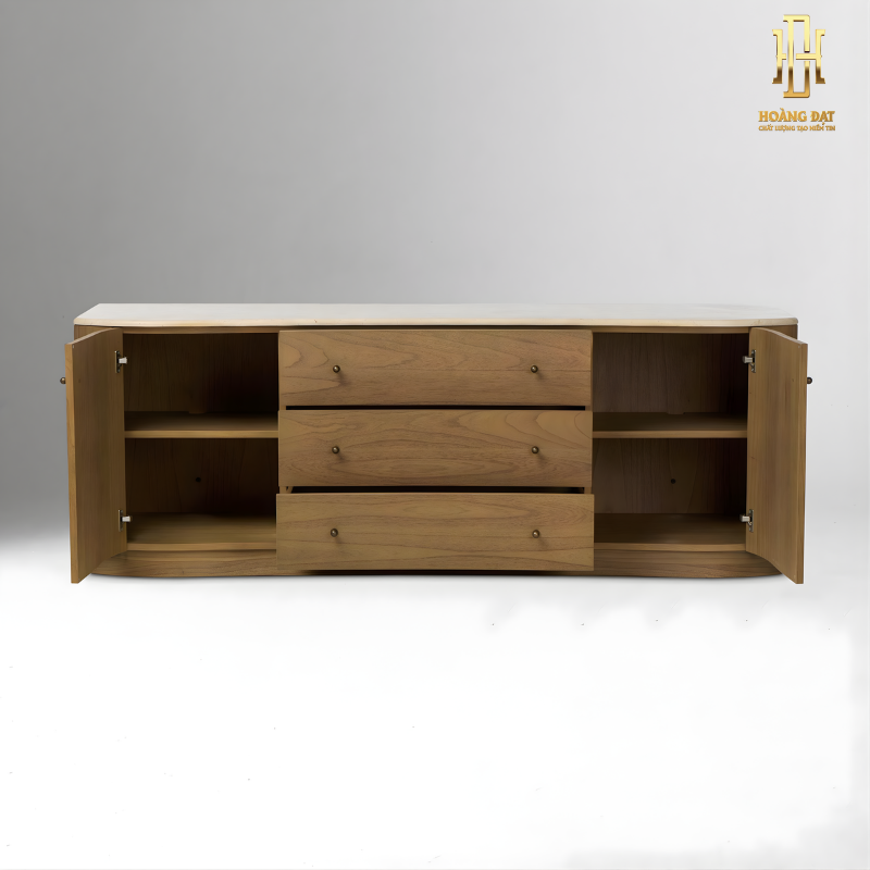 Kệ tivi gỗ công nghiệp cao cấp Hoàng Đạt - TV018