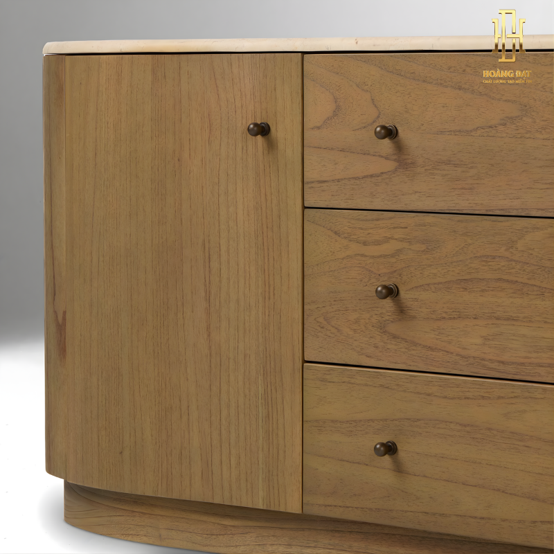 Kệ tivi gỗ công nghiệp cao cấp Hoàng Đạt - TV018