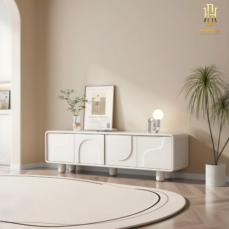 Kệ tivi gỗ công nghiệp cao cấp Hoàng Đạt - TV019