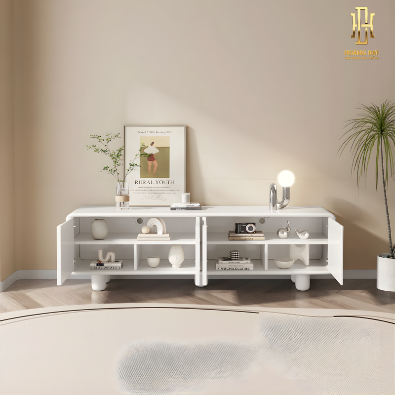 Kệ tivi gỗ công nghiệp cao cấp Hoàng Đạt - TV019