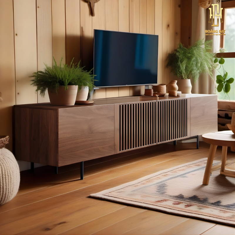 Kệ tivi gỗ công nghiệp cao cấp Hoàng Đạt - TV020