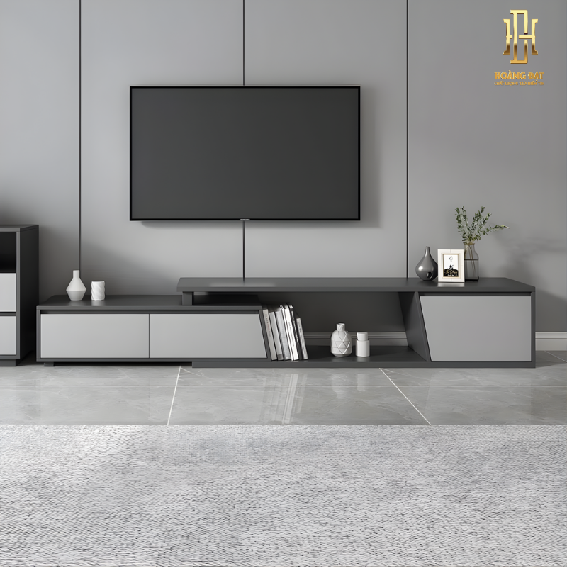 Kệ tivi gỗ công nghiệp cao cấp Hoàng Đạt - TV022