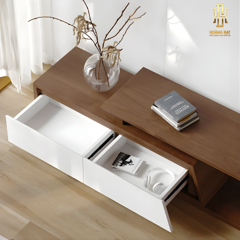 Kệ tivi gỗ công nghiệp cao cấp Hoàng Đạt - TV022