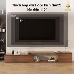 Kệ tivi gỗ công nghiệp cao cấp Hoàng Đạt - TV022