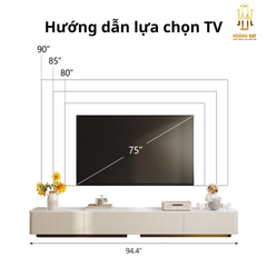 Kệ tivi gỗ công nghiệp cao cấp Hoàng Đạt - TV024