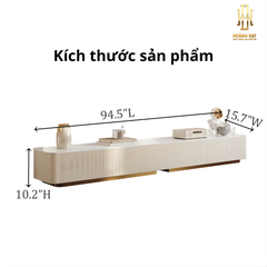 Kệ tivi gỗ công nghiệp cao cấp Hoàng Đạt - TV024