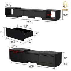 Kệ tivi gỗ công nghiệp cao cấp Hoàng Đạt - TV025