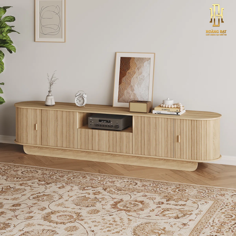 Kệ tivi gỗ công nghiệp cao cấp Hoàng Đạt - TV026