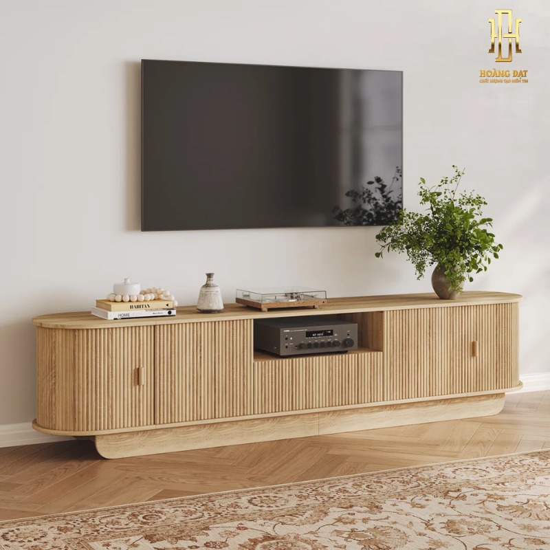 Kệ tivi gỗ công nghiệp cao cấp Hoàng Đạt - TV026