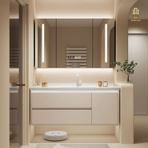 Tủ Lavabo Nhà Tắm Nhựa PVC - LVB002