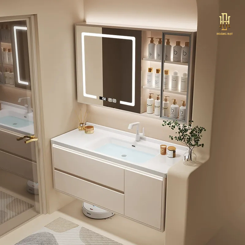 Tủ Lavabo Nhà Tắm Nhựa PVC - LVB002