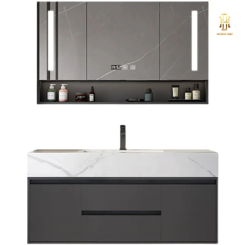 Tủ Lavabo Nhà Tắm Nhựa PVC - LVB003