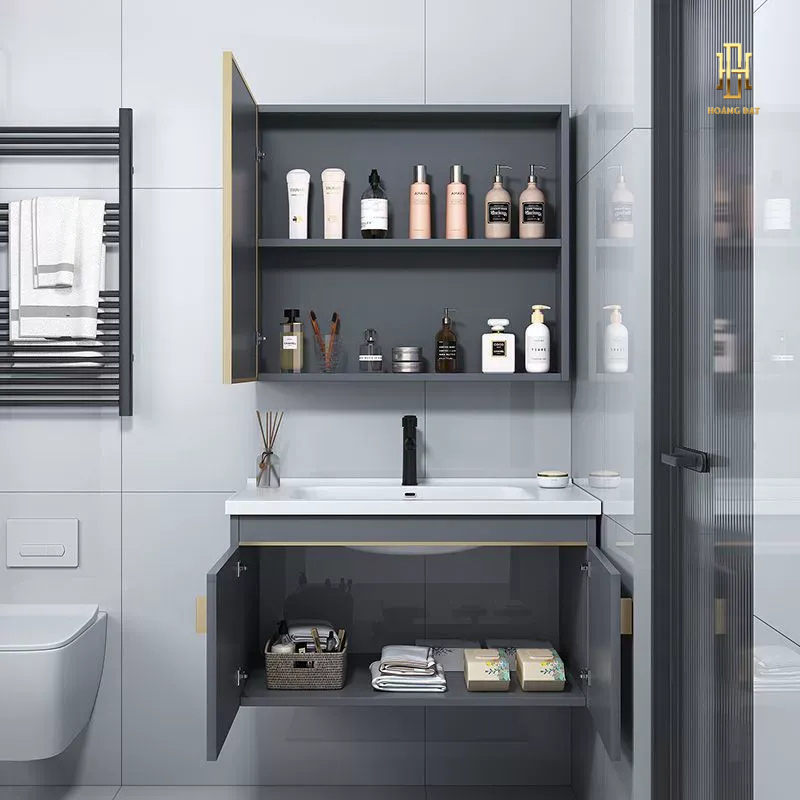 Tủ Lavabo Nhà Tắm Nhựa PVC - LVB004