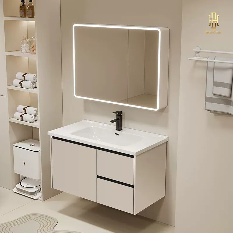 Tủ Lavabo Nhà Tắm Nhựa PVC - LVB006