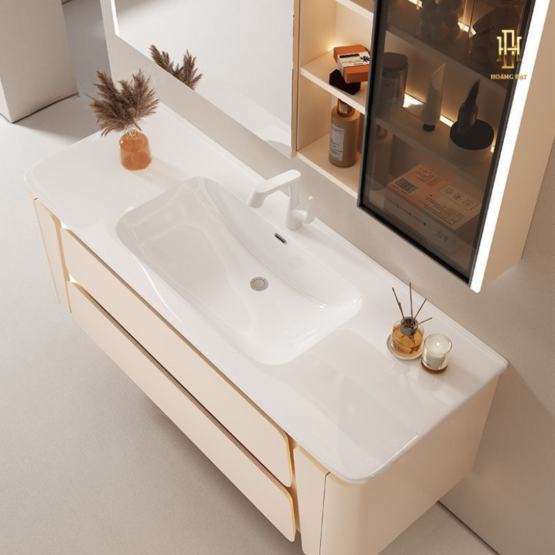 Tủ Lavabo Nhà Tắm Nhựa PVC - LVB007