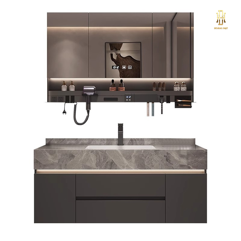 Tủ Lavabo Nhà Tắm Nhựa PVC - LVB001