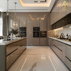 Tủ bếp hợp kim nhôm Hoàng Đạt - TBHK014