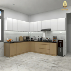 Tủ bếp nhựa cao cấp Hoàng Đạt - TBN001