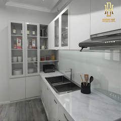 Tủ bếp nhựa cao cấp Hoàng Đạt - TBN003