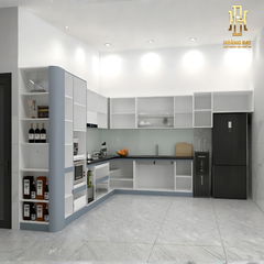 Tủ bếp nhựa cao cấp Hoàng Đạt - TBN005