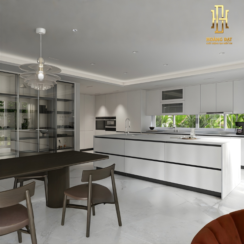 Tủ bếp nhựa cao cấp Hoàng Đạt - TBN006