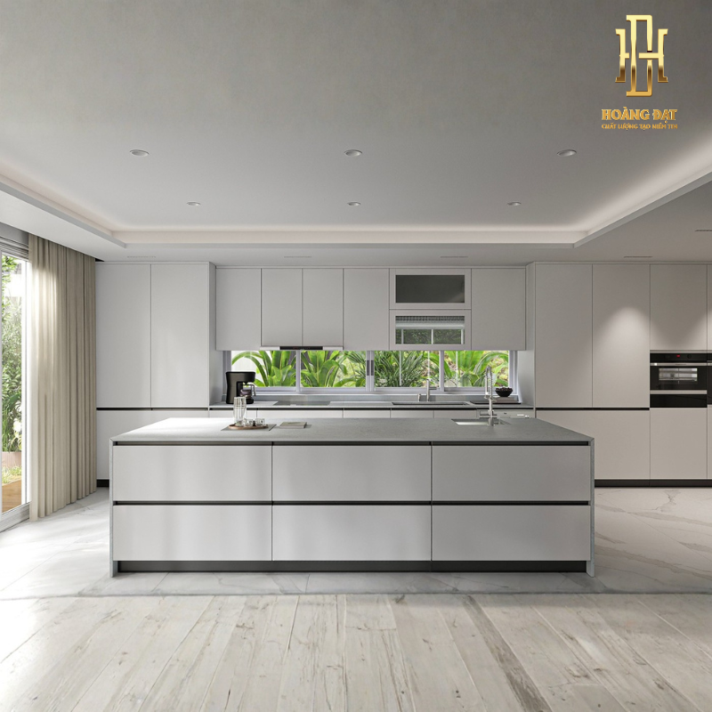 Tủ bếp nhựa cao cấp Hoàng Đạt - TBN006
