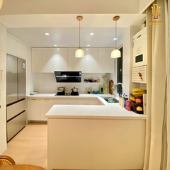 Tủ bếp nhựa cao cấp Hoàng Đạt - TBN023