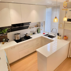 Tủ bếp nhựa cao cấp Hoàng Đạt - TBN023