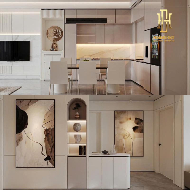 Thiết kế nội thất chung cư hiện đại - TK3D013