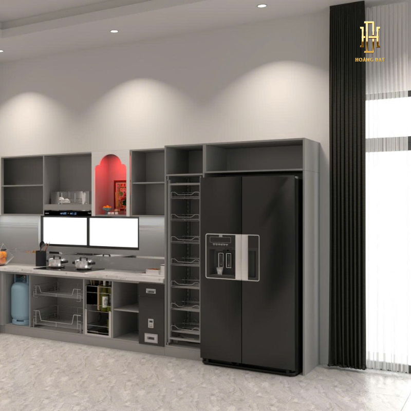 Thiết kế nội thất hiện đại Mr S House Kitchen- TK3D002