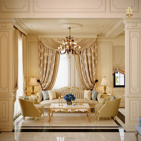 Thiết kế nội thất biệt thự Hoàng Đạt - TKBT002