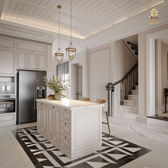 Thiết kế nội thất biệt thự Hoàng Đạt - TKBT003