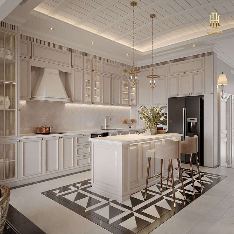 Thiết kế nội thất biệt thự Hoàng Đạt - TKBT003