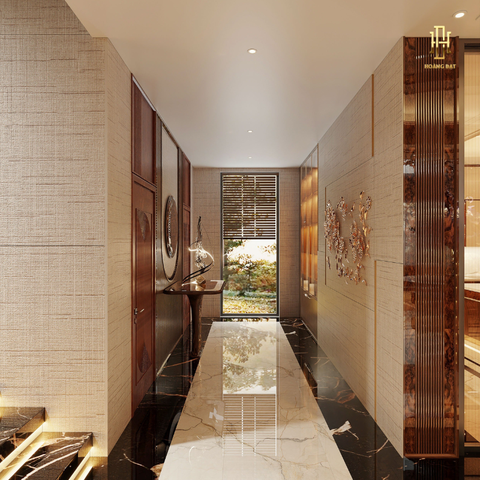 Thiết kế nội thất biệt thự Hoàng Đạt - TKBT004