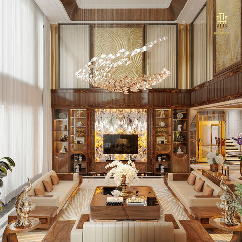 Thiết kế nội thất biệt thự Hoàng Đạt - TKBT004