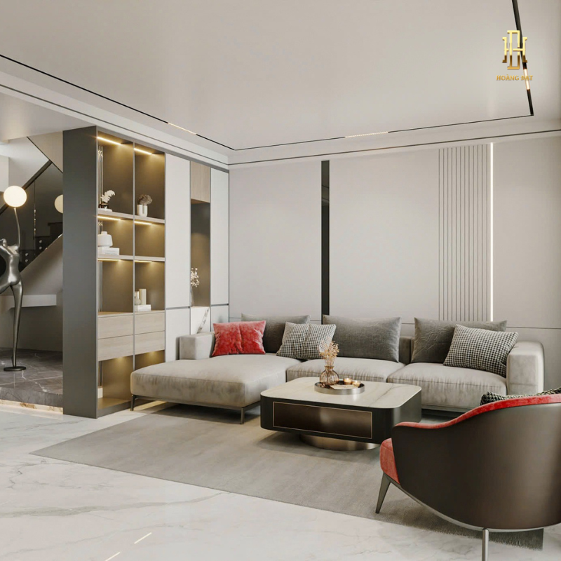 Thiết kế nội thất biệt thự Hoàng Đạt - TKBT005