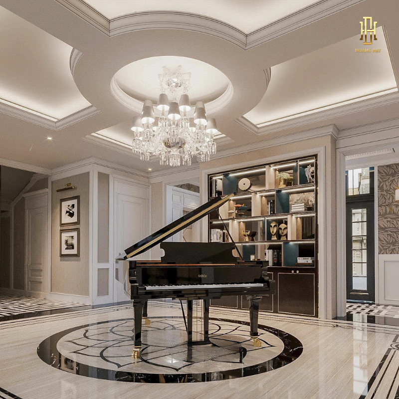 Thiết kế nội thất biệt thự Hoàng Đạt - TKBT001