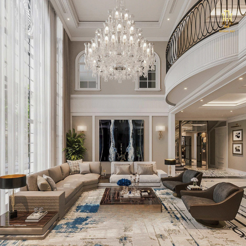 Thiết kế nội thất biệt thự Hoàng Đạt - TKBT001