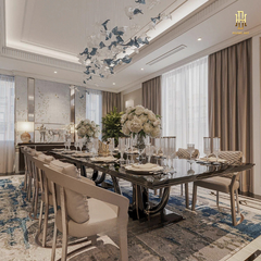 Thiết kế nội thất biệt thự Hoàng Đạt - TKBT001