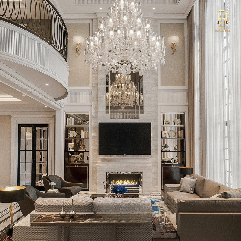 Thiết kế nội thất biệt thự Hoàng Đạt - TKBT001