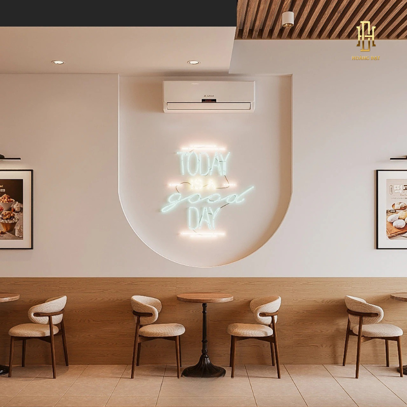 Thiết kế nội thất quán cafe Hoàng Đạt - TKCF002