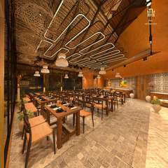 Thiết kế nội thất quán cafe Hoàng Đạt - TKCF003